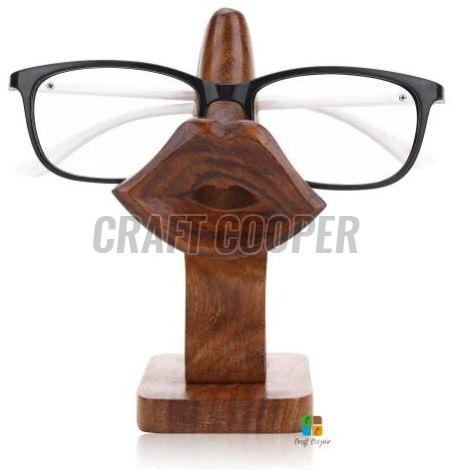Craft Cooper Wooden Lips Spectacle Holder, Color : Brown 13x8x5 Cm