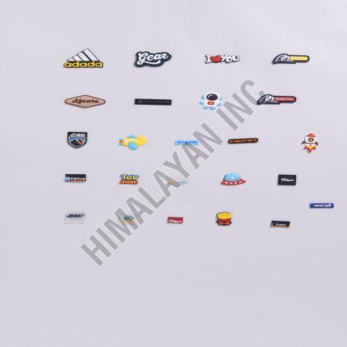 Cartoon Silicone Logo Patch 5inch, Packaging Type : White & Brown