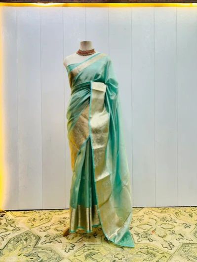 Ready to Wear Jahnvi Tissue Saree