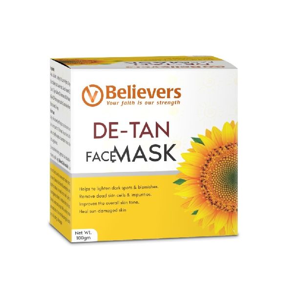 Skincare / DE-Tan Face Mask, Brand Name : Vbelievers