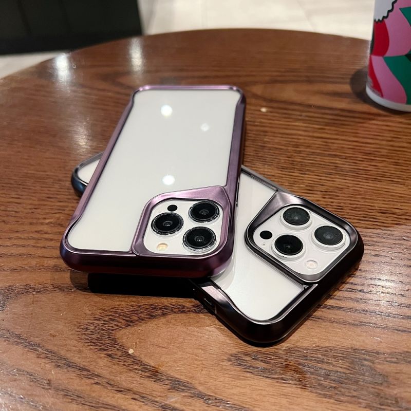 Electroplated Frame TPU (Soft) Transparent iPhone 13 Pro Max Phone Case