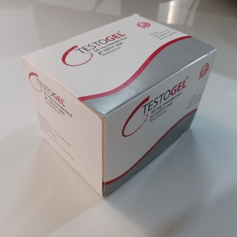 40.5MG Testogel, Testosterone Gel, Packaging Type : Paper Box