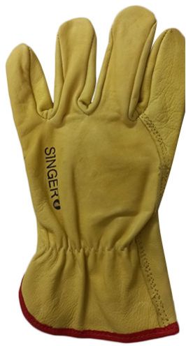 Yellow Grain 3 Tip Driving Gloves