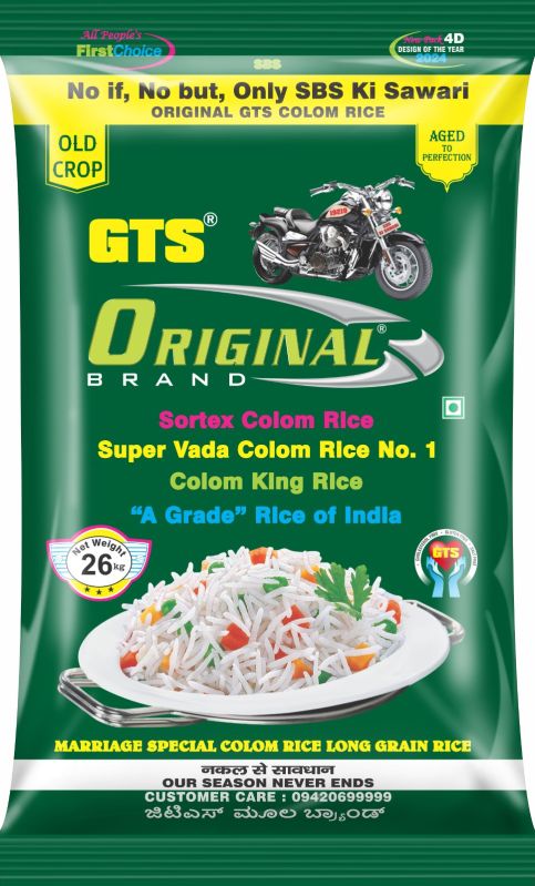 26 Kg Gts Sortex Kolam Rice