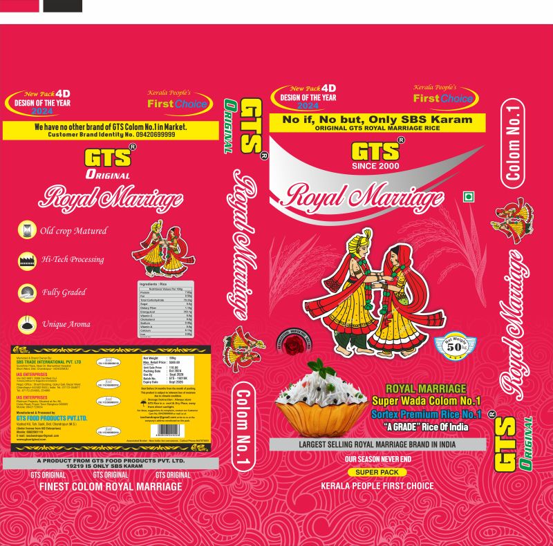 Royal Marriage Surti Wada Kolam Rice