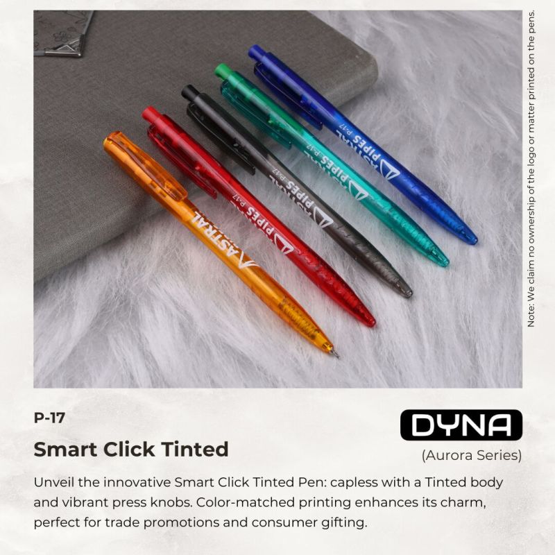 Smart Click Tinted Plastic Pen