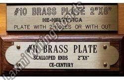 Brass Name Plate