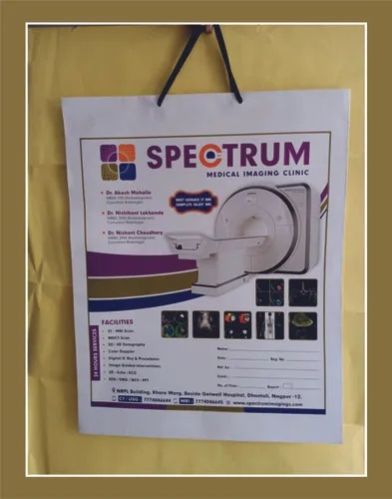 Janaki Loop Handle Printed Paper Bag for Report