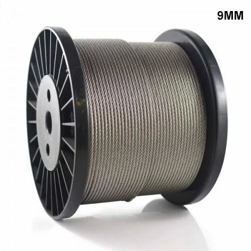9 Mm Ungalvanized Wire Rope