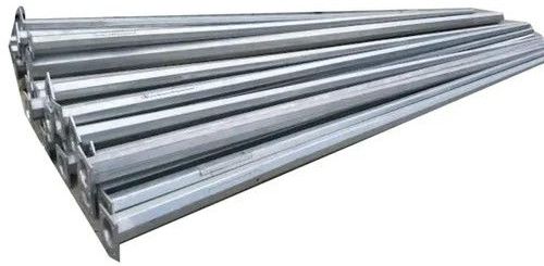 Mild Steel Tubular Street Light Pole, Color : Gray