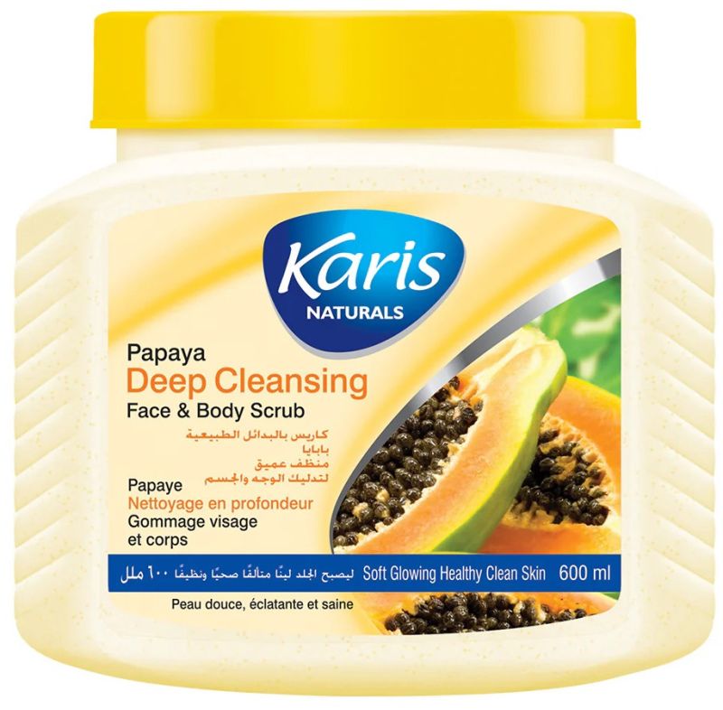 Papaya Deep Cleansing Face Body Scrub