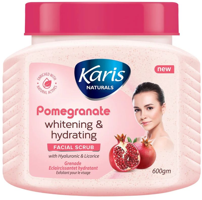 Pomegranate Brightening Hydrating Face Body Scrub