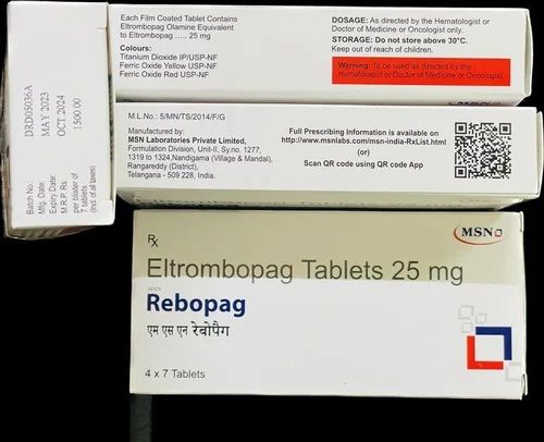 Eltrombopag Rebopag Tablet