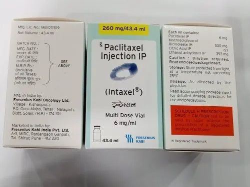 Intaxel 260MG Injection, Prescription/non Prescription : Prescription