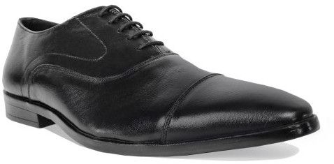 Natural Formal Black Leather Oxford Shoe for Office