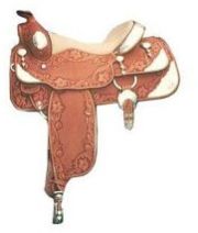 Western Leather Saddle