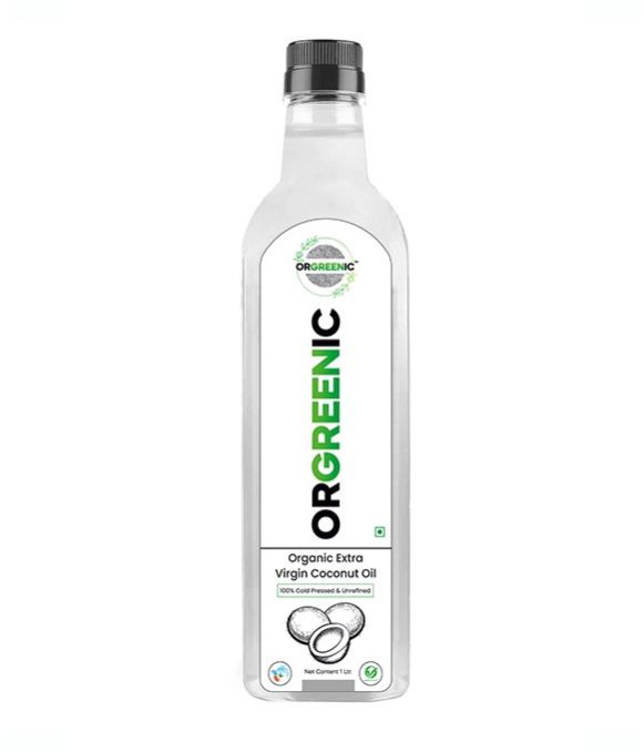 Orgreenic Cold Pressed Virgin Coconut Oil, 1 Litre
