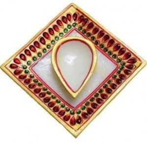 Meenakari Handmade Marble Diya