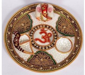 Marble Pooja Thali