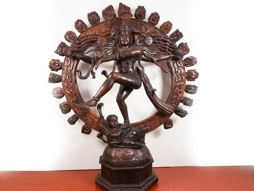 Wood Nataraja Statue