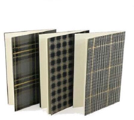 Check Pattern Handmade Paper Notebooks