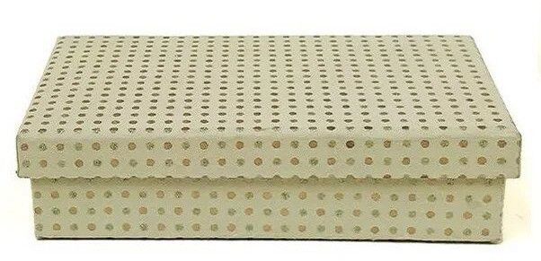 Handmade Grey Paper Box