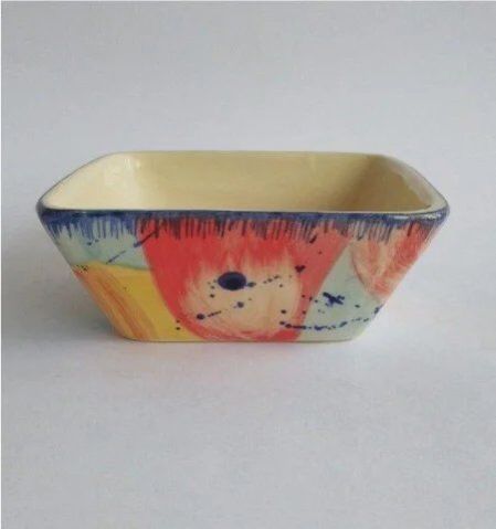 Multicolor Ceramic Serving Bowl