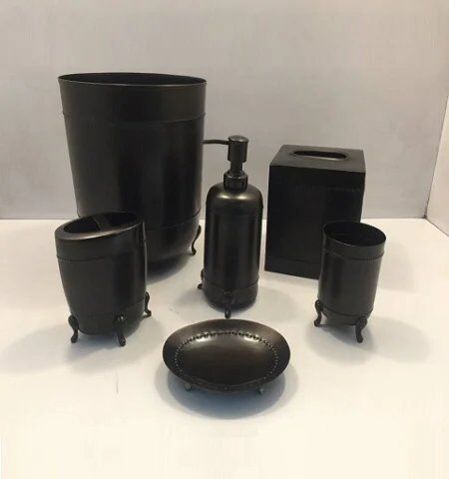 Oil Rubbed Bronze Finish Bath Set