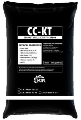 CC-KT Coconut Shell Activated Carbon, Color : Black