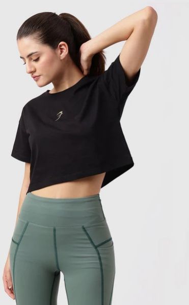 Brisk Womens Cotton Crop Top