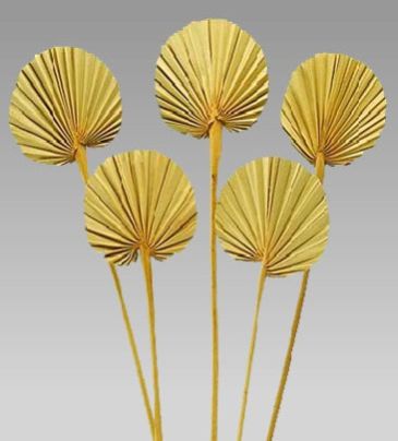 Palm Round Decorative Craft, Color : Natural