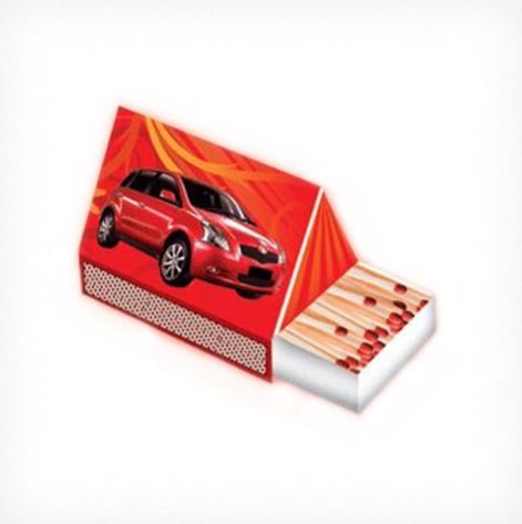 Tent Shape Matchboxes