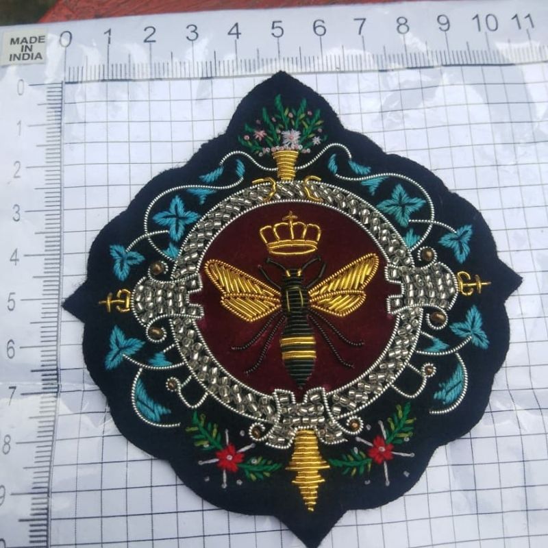 Bullion Patches For Garments Uses