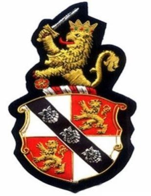 Bullion Wire Family Crest Badges