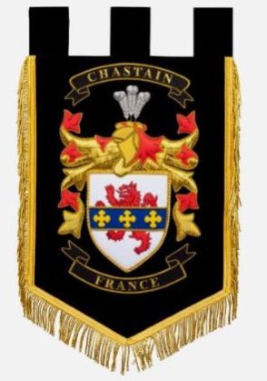 Embroidered Coat OF Arms Crest Banner