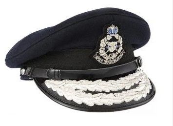 Polyester / Cotton Wool Federal Wire Embroidered Military Cap