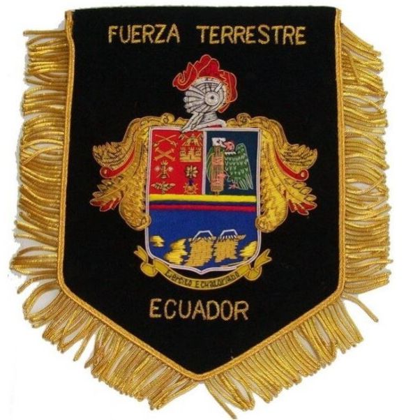 Fuerza Terrestre -Bullion Wire Banners