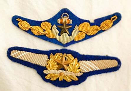 Japanese Pilots Bullion Patches