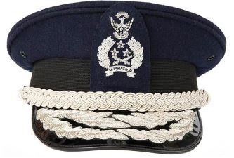 Malaysia White Brimmed Military Cap