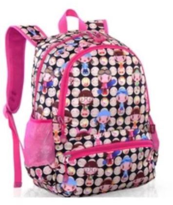 Multi-Color Printed School Bag