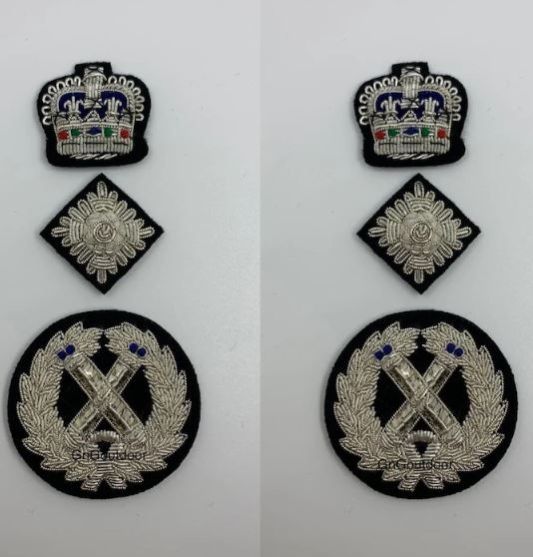 Hand Embroidered Police Commissioner Rank Badges