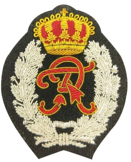 Ralph Embroidered Crest Wire Bullion Patch Blazer Badge