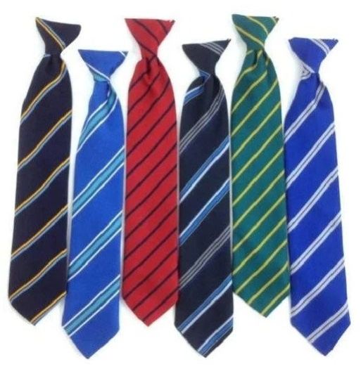 Summer Polyester Striped School Ties