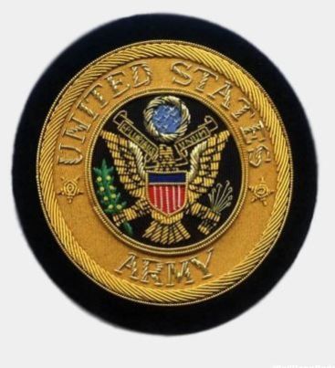 United States Army Bullion Wire Blazer Badges