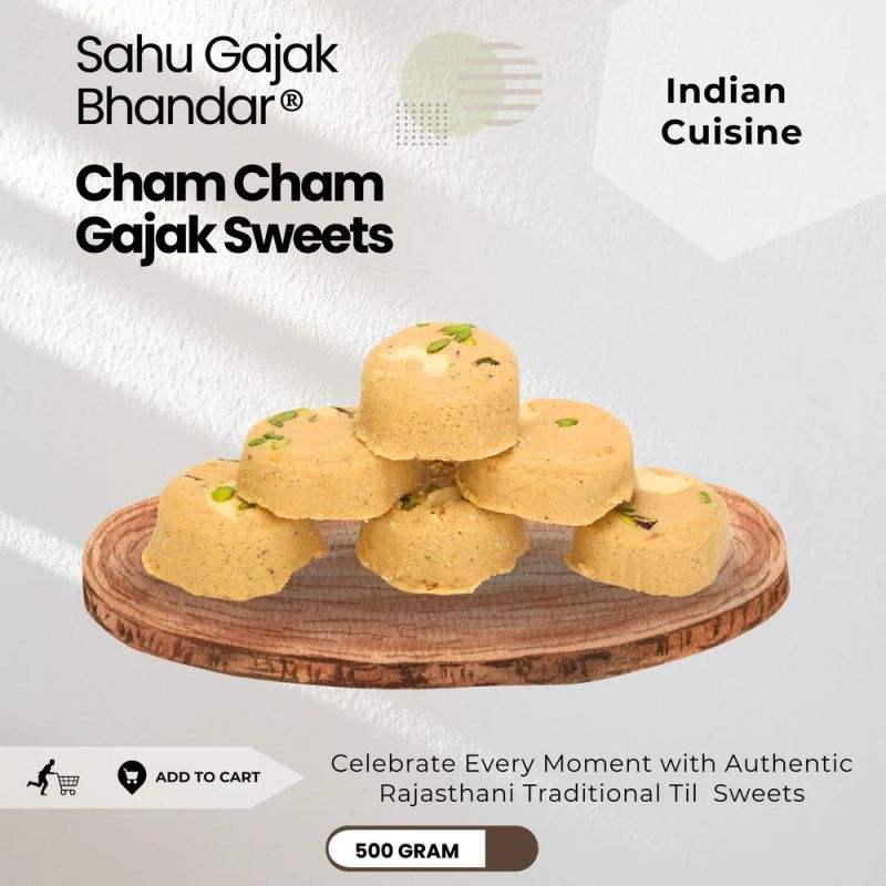 Cham Cham Gajjak Sweets 500 Gram
