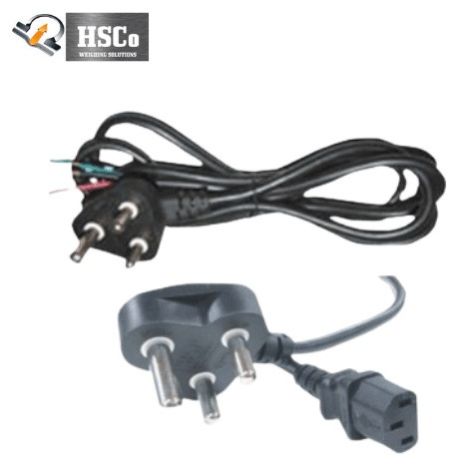 3 Pin Main Power Cord, Packaging Type : Black