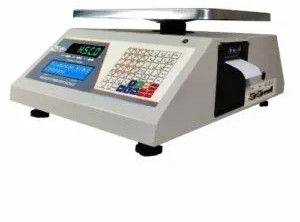 Pos Electronic Barcode Printing Scale, Display Type : Dual