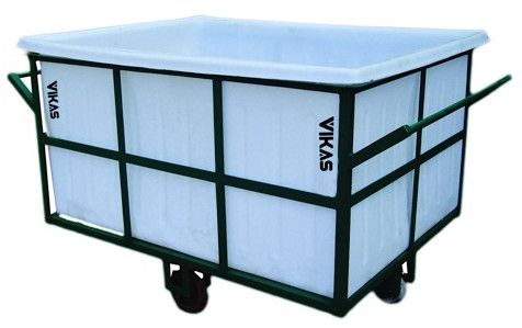 Garment Container, Color : White Rectangular