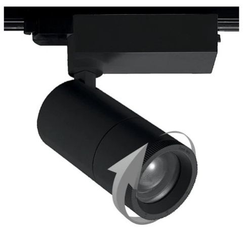 18w Round Cob Track Light with Beam Angle Adjustment