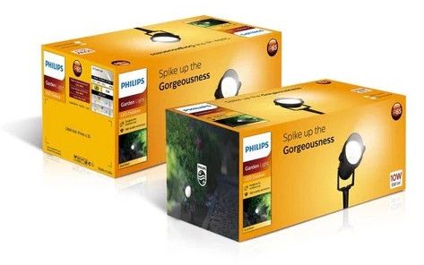 Philips Black Garden Spike